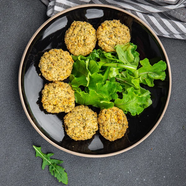 Falafel Food Vegetable Bean Cutlet Ball Healthy Meal Food Snack — Stock Photo, Image