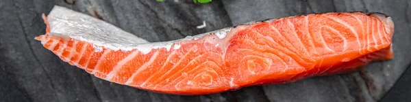 Lax Skiva Fisk Skaldjur Måltid Mat Mellanmål Bordet Kopia Utrymme — Stockfoto