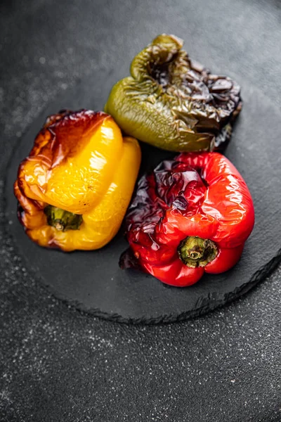 Lada Panggang Sayuran Panggang Paprika Paprika Makanan Makanan Yang Sehat — Stok Foto