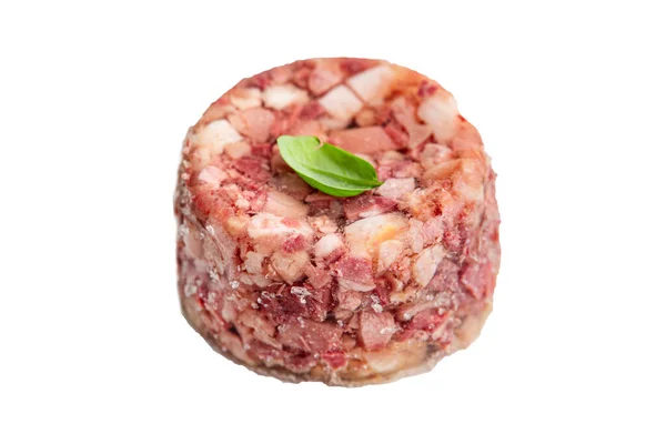 Carne Alimento Peito Slze Pedaços Carne Carne Porco Geleia Produto — Fotografia de Stock