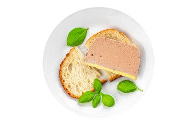 ördek mus dilimi. Yemek atıştırmalığı. Masanın üzerinde.