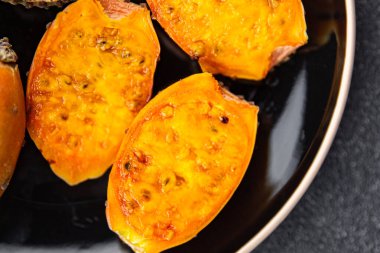 Morina ciğeri, deniz ürünleri aperatif masaya yemek, fotokopi, arka plan, sade yemek. 