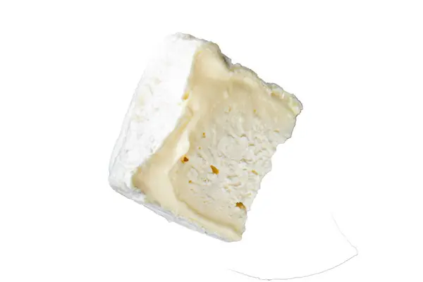 Aged Country Cheese Soft Cheese White Mold Creamy Taste Eating Stock Image