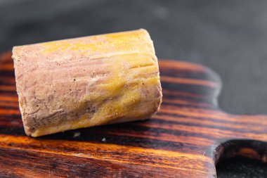  foie gras canard block yemek için hazır aperatif yemek abur cubur masa üzerinde fotokopi uzay gıda arka plan kırsal üst görünüm