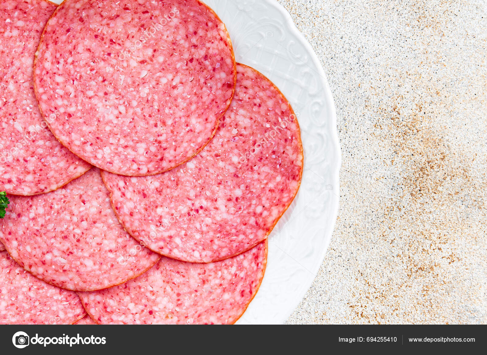 Salami Sausage Meat Ready Eat Eating Cooking Appetizer Meal Food