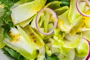 Hindiba salatası vitamini. Lezzetli. Taze sağlıklı. 