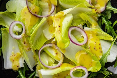 Hindiba salatası vitamini. Lezzetli. Taze sağlıklı. 