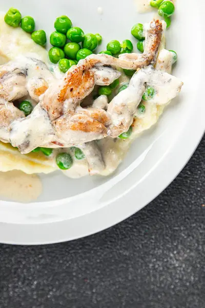 Kurbağa Bacağı Yemek Fransız Mutfağı Ikinci Yemek Pörsümüş Aperatif Yemek — Stok fotoğraf