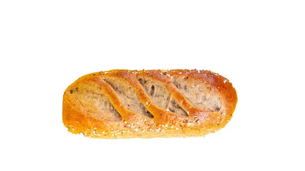 Roti Susu Segar Seluruh Roti Gandum Roti Panggang Makanan Ringan — Stok Foto