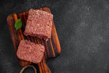 Jambonlu konserve jambon konserve taze yemek atıştırmalığı fotokopi masasında yiyecek arka planı kırsal manzarası