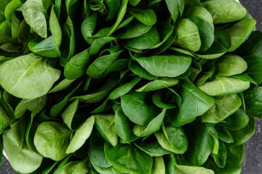 Mung fasulyesi salata yeşil sebzeler taze lezzetli gurme yemek arkaplan masa rustik gıda fotokopi alanı keto ve paleo diyet vejetaryen ve vejetaryen gıda