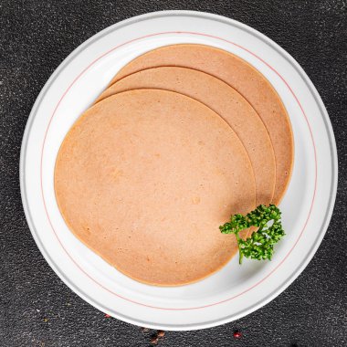 Sosisli vejetaryen seitan soya malzemesi. Et aperatifi yok. Sebze, sebze, gurme.
