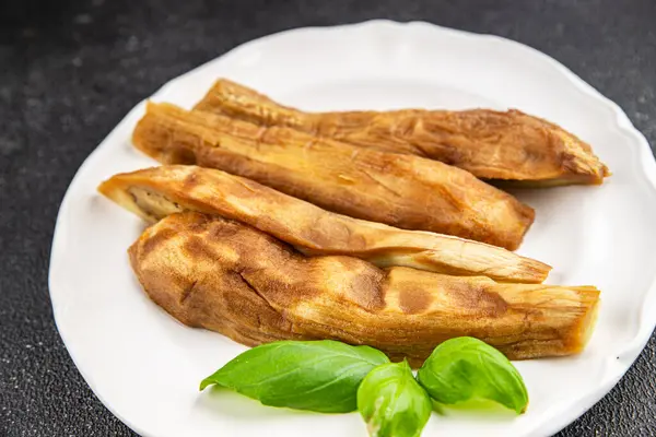 Patlıcan, sebze pişirme, lezzetli, gurme, arka plan, masa, kırsal yemek, fotokopi odası.