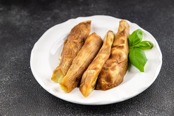 Patlıcan, sebze pişirme, lezzetli, gurme, arka plan, masa, kırsal yemek, fotokopi odası.