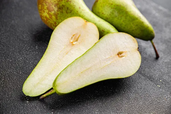 Armut sulu meyve tatlı gurme yemek arka planı masaya rustik gıda fotokopi uzay keto ve paleo diyet vejetaryen ve vejetaryen gıda