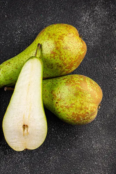 Armut sulu meyve tatlı gurme yemek arka planı masaya rustik gıda fotokopi uzay keto ve paleo diyet vejetaryen ve vejetaryen gıda