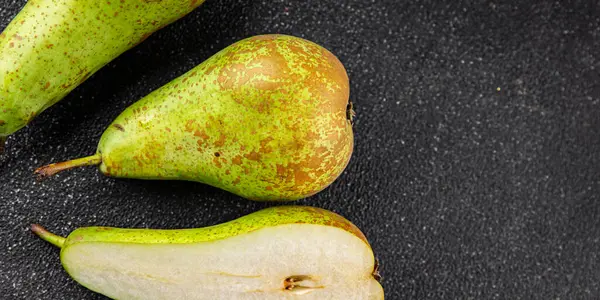 Armut sulu meyve tatlı gurme yemek arka planı masaya rustik gıda fotokopi uzay keto ve paleo diyet vejetaryen ve vejetaryen gıda