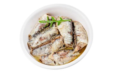 Sardalya konservesi konservesi taze gurme yemek arkaplanı masa rustik gıda üst görünümü fotokopi alanı pesseeter diyet