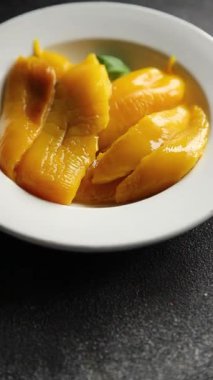 Dolmalık biber, sebze, lezzetli, gurme, arka plan, yemek, sade yemek, fotokopi, uzay keto, paleo diyet vejetaryen ve vejetaryen yemekleri.