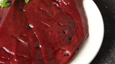 Sosisli vejetaryen seitan soya ürünü. Et aperatifi yok. Sebzeler, sebzeler.