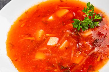 Sebze çorbası, sebze çorbası. Sebze çorbası. Sebze, sebze, taze lezzetli gurme, yemek.