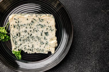Gorgonzola peyniri Rokfor peyniri. Doğal gıda kalıbı. Organik ürün.