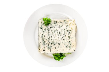 Peynir küflü gorgonzola peyniri rokfor yemeği organik ürün taze lezzetli gurme yemek arkaplanı masa rustik gıda üst görünümü fotokopi alanı