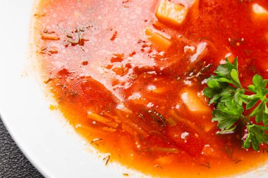 Sebze çorbası, sebze çorbası. Sebze çorbası. Sebze, sebze, taze lezzetli gurme, yemek.