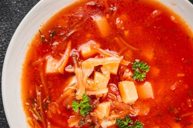 Sebze çorbası, sebze çorbası. Sebze çorbası. Sebze, sebze, taze lezzetli gurme, yemek.