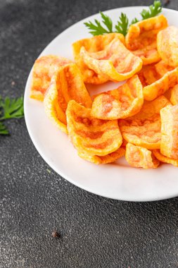 Pastırma, kızarmış pastırma, mısır, abur cubur, fast food masada doğal yemek, kırsal yemek, fotokopi odası.