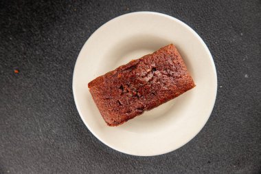 Finansal bisküvi çikolatalı kurabiye tatlı tatlı lezzetli gurme yemek arkaplanı masa rustik gıda üst görünüm fotokopi alanı