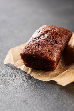 Finansal bisküvi çikolatalı kurabiye tatlı tatlı lezzetli gurme yemek arkaplanı masa rustik gıda üst görünüm fotokopi alanı