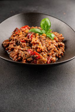 Mercimek tabağı sebzeleri ve kavrulmuş biberler lezzetli sebzeler taze vejetaryen ve vejetaryen yemek arka planı masanın üstünde rustik yiyecekler fotokopi alanı keto ve paleo diyeti