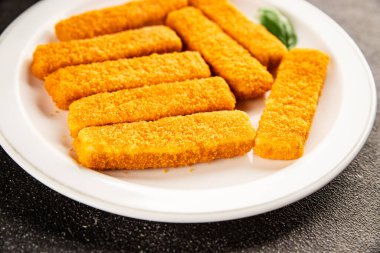 Balıklar deniz mahsulleri kıyma ikinci tabak lezzetli aperatif lezzetli gurme yemek arkaplan masa üzerinde rustik gıda üst görünüm fotokopi alanı pesseeter diyet