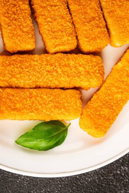 Balıklar deniz mahsulleri kıyma ikinci tabak lezzetli aperatif lezzetli gurme yemek arkaplan masa üzerinde rustik gıda üst görünüm fotokopi alanı pesseeter diyet