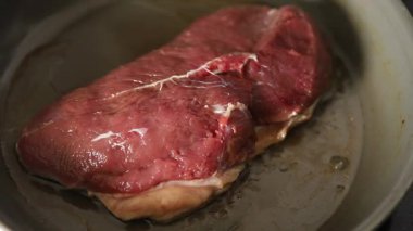 Duck breast roast poultry fresh natural product tasty snack delicious gourmet food background on the table rustic top view copy space