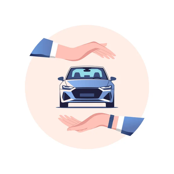 Insurance Concept Safety Security Service Vector Illustration — ストックベクタ