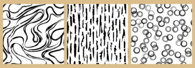 Tasarım için soyut kalıplar dizisi. vektör