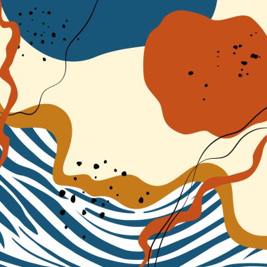 soyut el çizimi fırça darbeleri arka plan