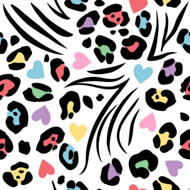 El çizimi soyut ve pürüzsüz desen 