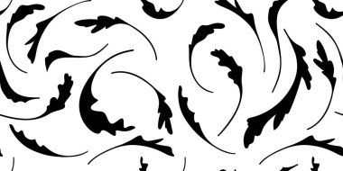 siyah ve beyaz desenli. Kusursuz desen