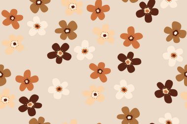 Çiçekli çiçek arkaplanı, vektör illüstrasyonu