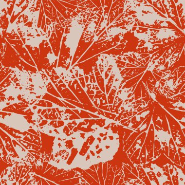 Yapraklı vektörsüz desen