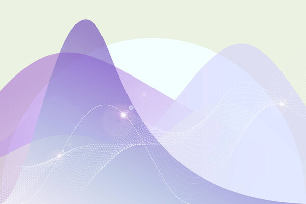 wave lines with gradient color background 