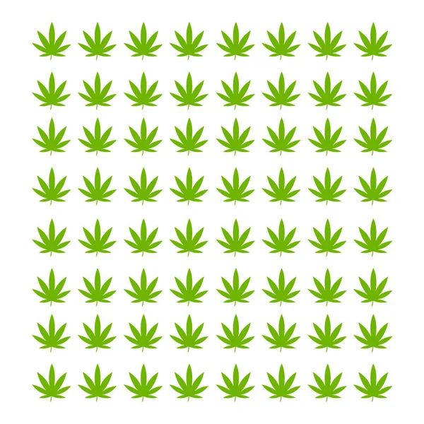 Marijuana Leaves Background Backdrop — Stock Vector