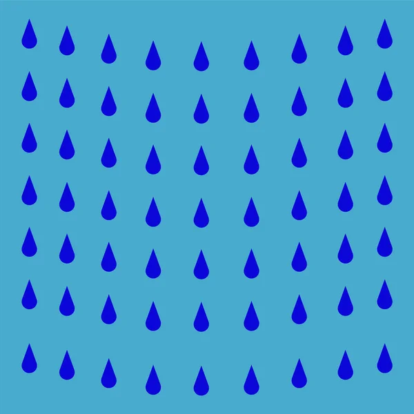 Νερό Βροχή Σταγόνες Φόντο Υφή — Διανυσματικό Αρχείο