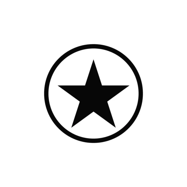 Звезда Круге — стоковый вектор