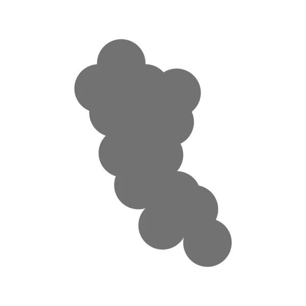 Smoke Icon Sign Symbol Isolated White Background — Stock Vector