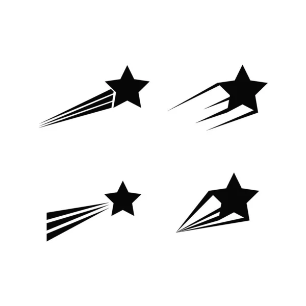 Star Icons White — Stockvector