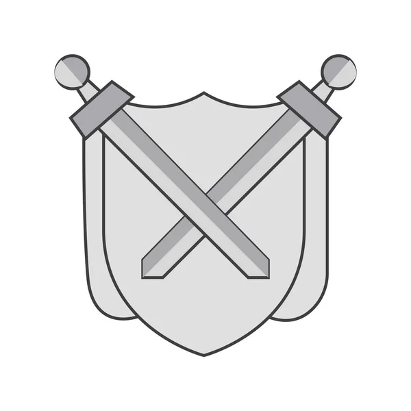 Escudo Armas Icono — Archivo Imágenes Vectoriales